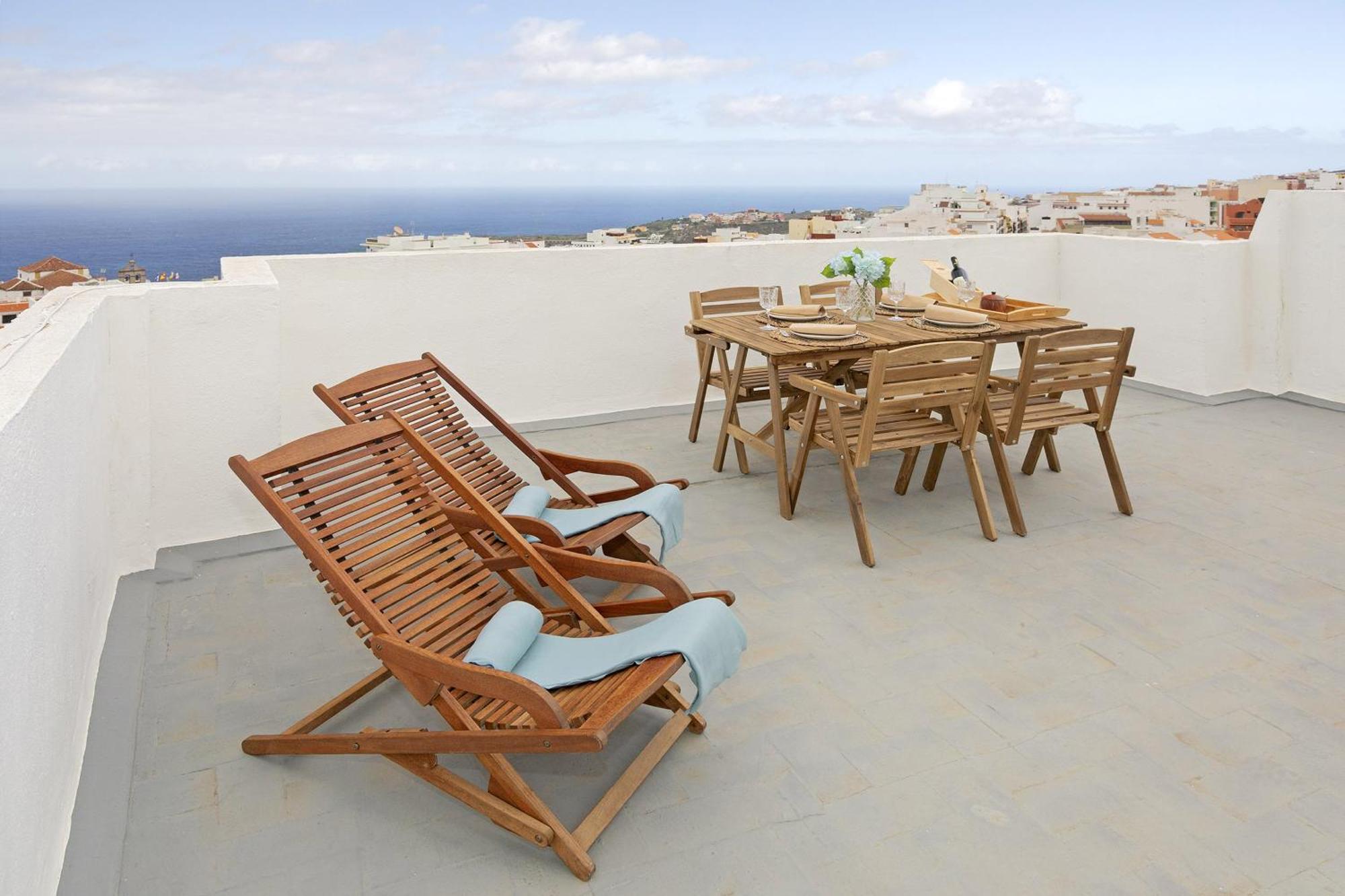 Rooftop View Escape - 1 Minute To Center And Fast Wi-Fi - Special Low Season Price For May And June Icod De Los Vinos Exterior photo